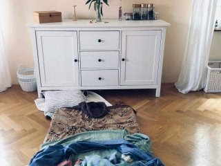 Rituál zavinování pro Dominiku